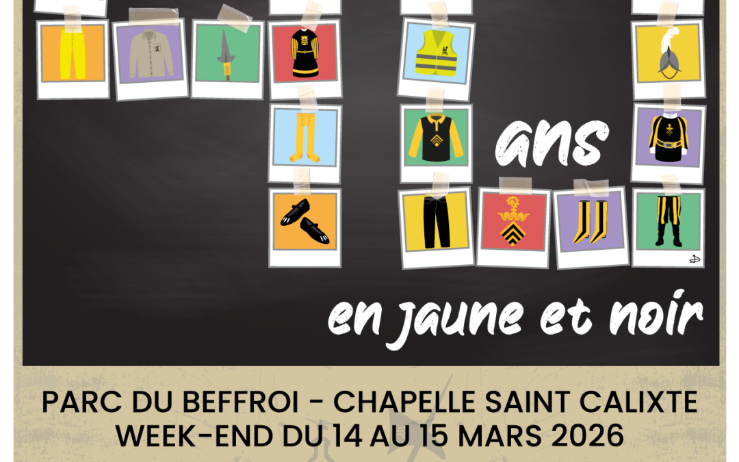 40 ans en jaune et noir